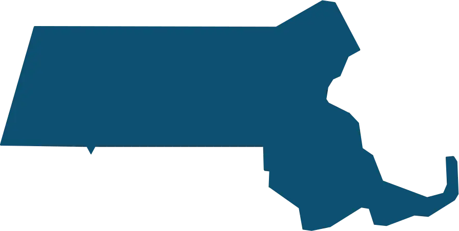 Massachusetts state outline