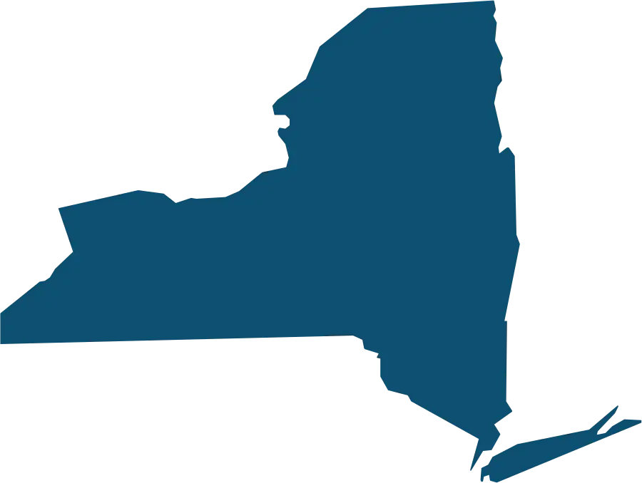New York state outline